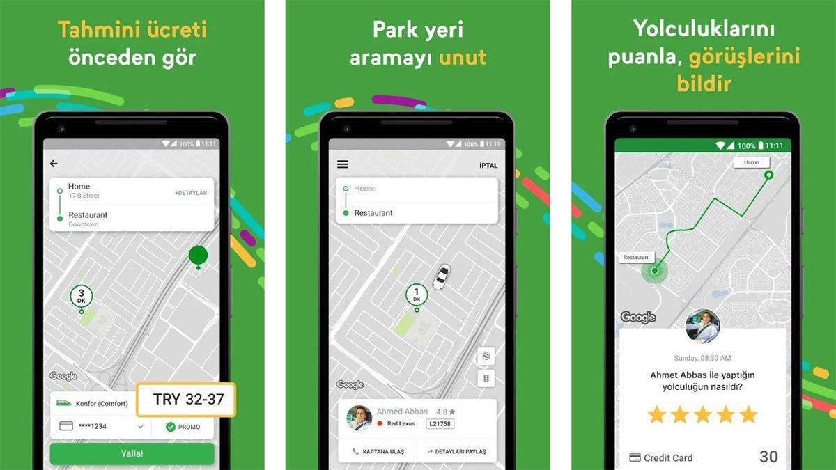 Yasaklanan Uber’e Alternatif 7 Taksi Uygulaması