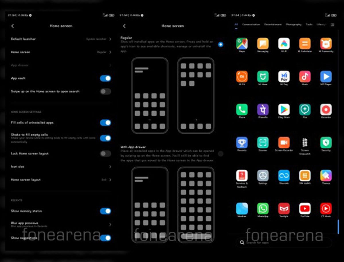 Xiaomi Kullanıcıları, MIUI Launcher Alpha ile Uygulama Kasasına Kavuşacak