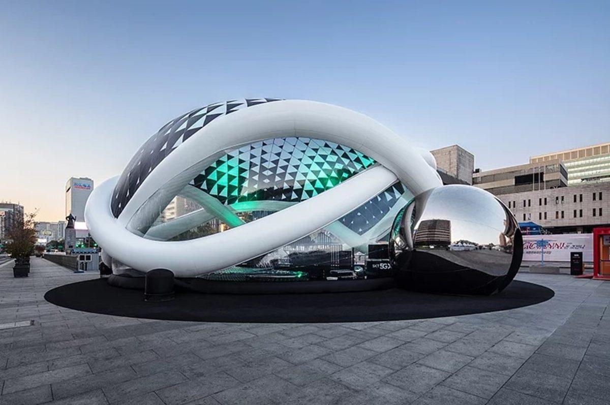 Kore Sinemasının 100. Yıl Dönümü İçin Tasarlanan ’Şişme Sinema’