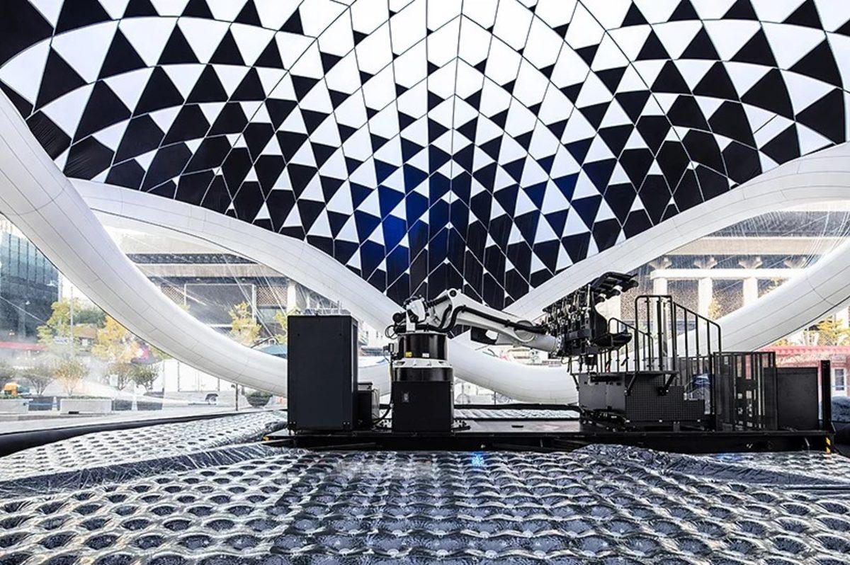 Kore Sinemasının 100. Yıl Dönümü İçin Tasarlanan ’Şişme Sinema’