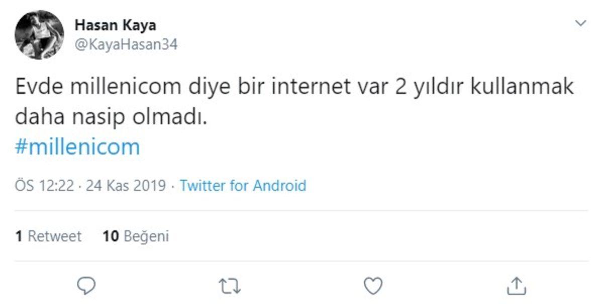 Millenicom İnternet Kullanıcılarından Gelen Yorumlar