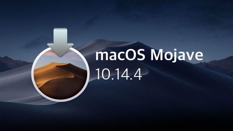 Apple, MacOS Mojave 10.14.4 Güncellemesini Yayınladı