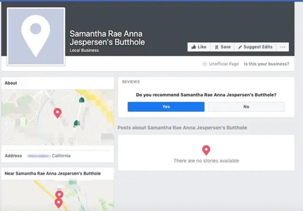 Facebook, Bir Kadının Adı ile Açılan Aşağılayıcı Sayfayı Yıllarca Kapatmadı