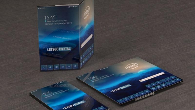 Intel, Fazlasıyla Büyük ve Katlanabilir Ekranlı Bir Telefon Patenti Aldı