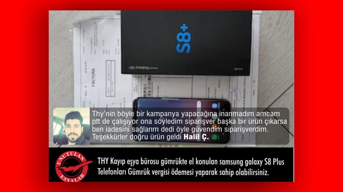 THY Adına Gönderilen ‘199 TL’ye Samsung Galaxy S8’ Mesajlarına Dikkat