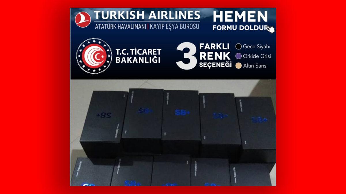 THY Adına Gönderilen ‘199 TL’ye Samsung Galaxy S8’ Mesajlarına Dikkat