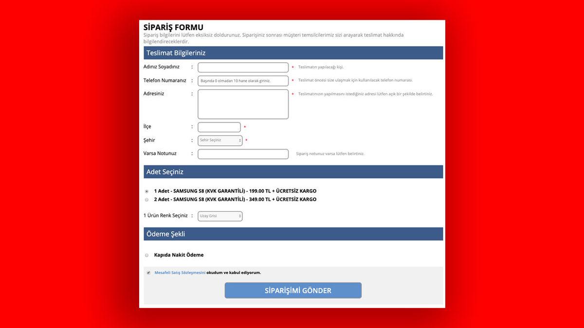 THY Adına Gönderilen ‘199 TL’ye Samsung Galaxy S8’ Mesajlarına Dikkat