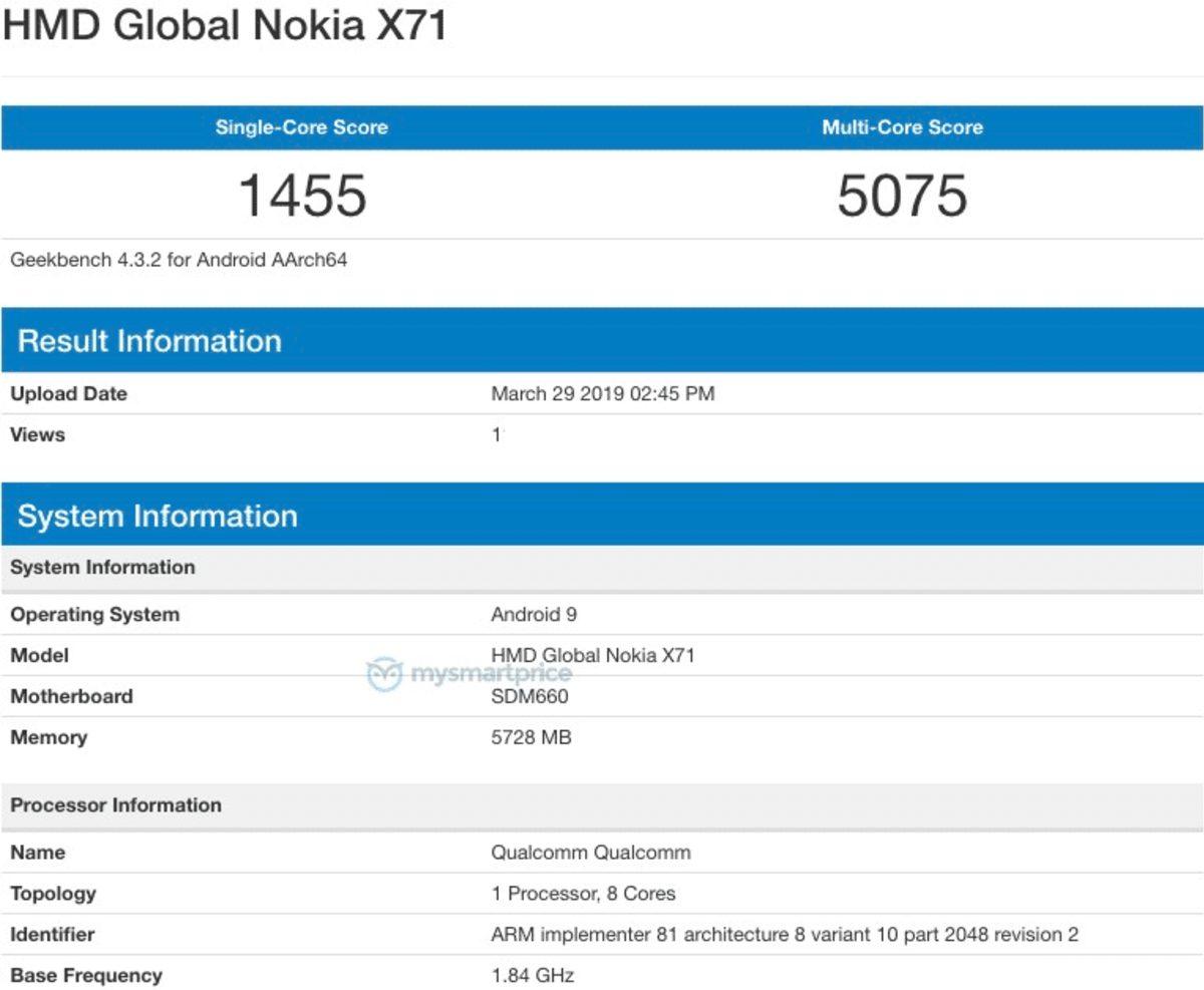 Nokia’nın Yeni Canavarı X71, Geekbench’te Görüldü