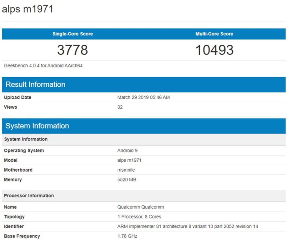 Meizu 16s Yeni Tasarımıyla Geekbench’te Görüldü