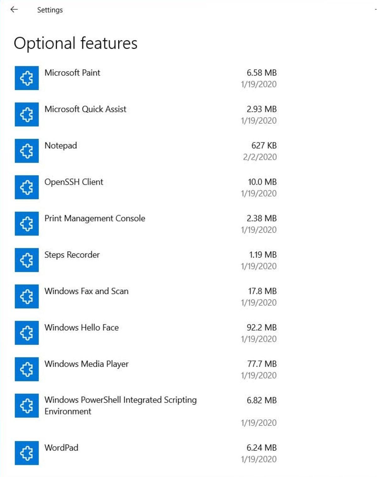 Not Defteri, Paint ve WordPad, Windows 10’un Gelecek Sürümlerinde Kaldırılabilecek