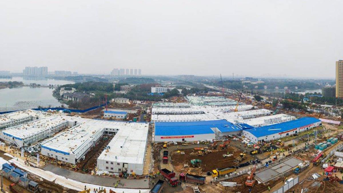 Çin’in Corona Virüsü İçin İnşa Ettiği Hastanenin Yeni Görüntüleri Paylaşıldı (Video)