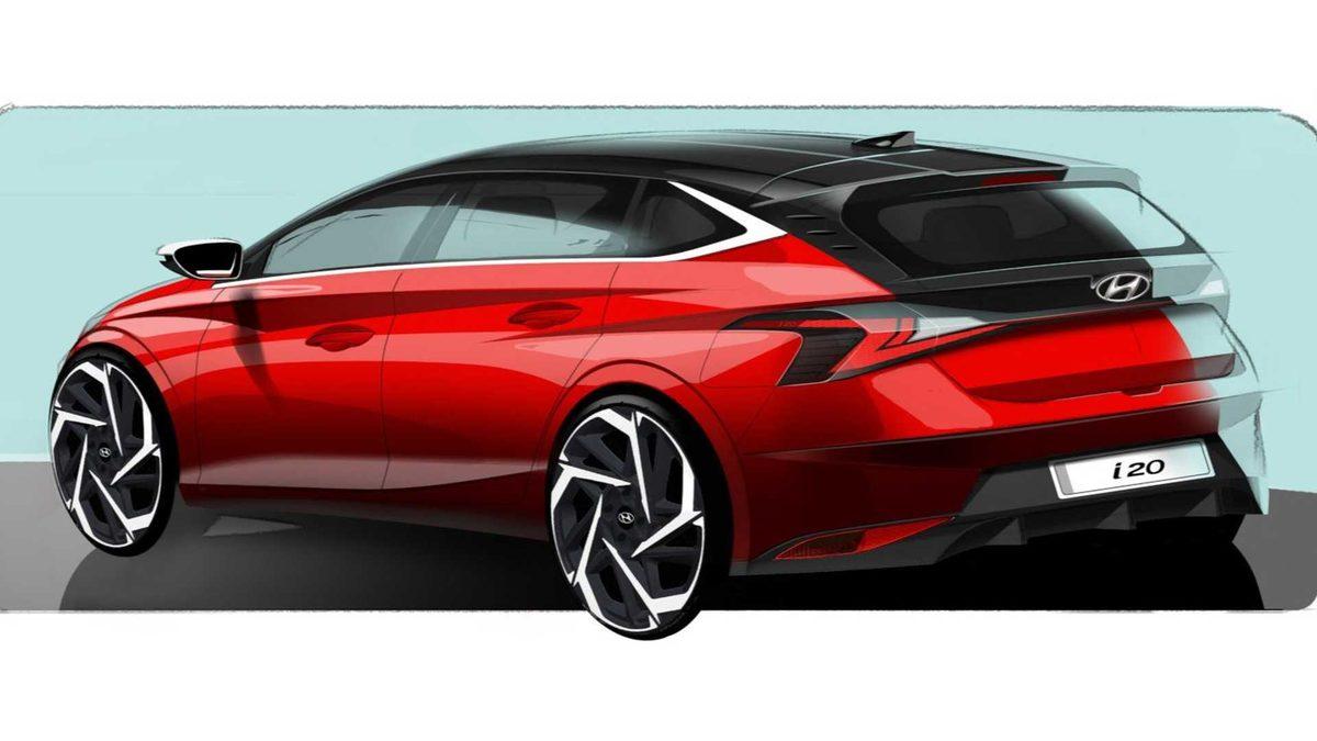 Hyundai, Yeni i20 Modelinin Çizim Görüntülerini Paylaştı