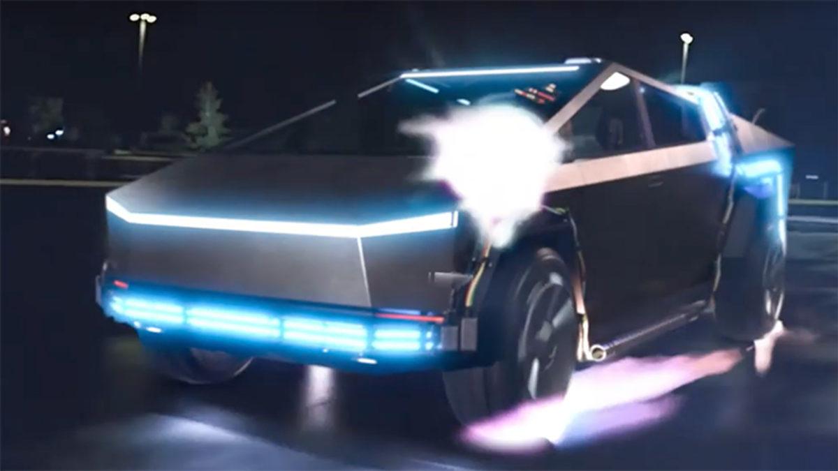 Tesla Cybertruck, Geleceğe Dönüş’ün Ünlü Sahnesinde Rol Aldı (Video)