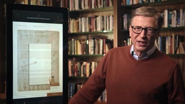 Bill Gates, 25 Yıl Önce Da Vinci’nin Bir Kitabını 30 Milyon Dolara Satın Alıp Windows Duvar Kağıdı Yaptı