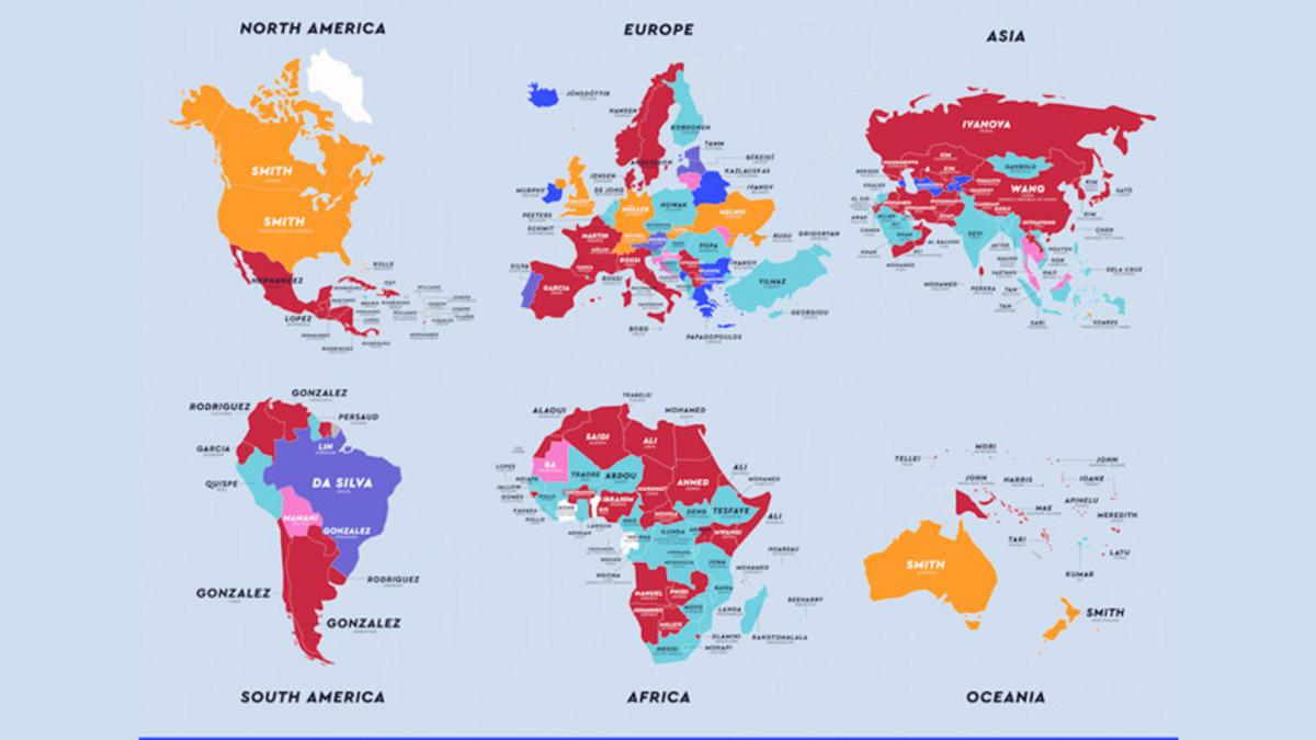 Dünyada ve Türkiye’de En Çok Kullanılan Soyadları Açıklandı