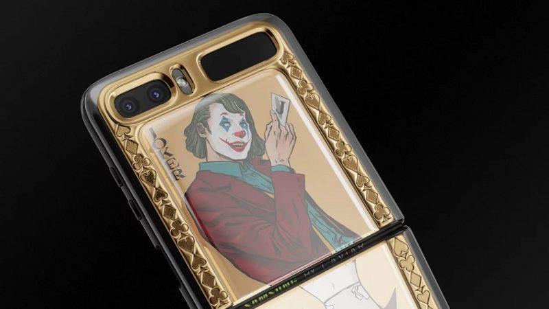 Samsung Galaxy Z Flip’in Altın Kaplama Joker ve Harley Quinn Versiyonu Duyuruldu (Şakasız)