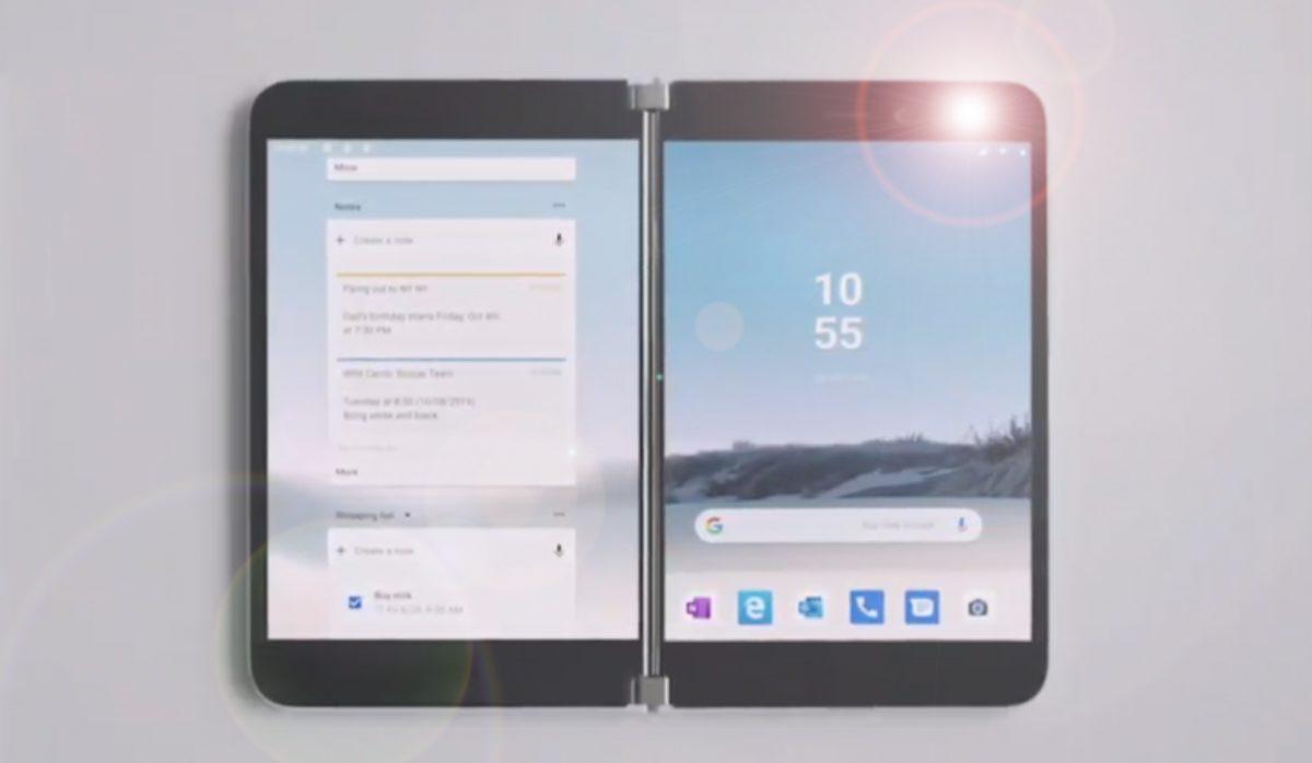 Microsoft’un Çift Ekranlı Telefonu Surface Duo Kanlı Canlı Görüntülendi (Video)