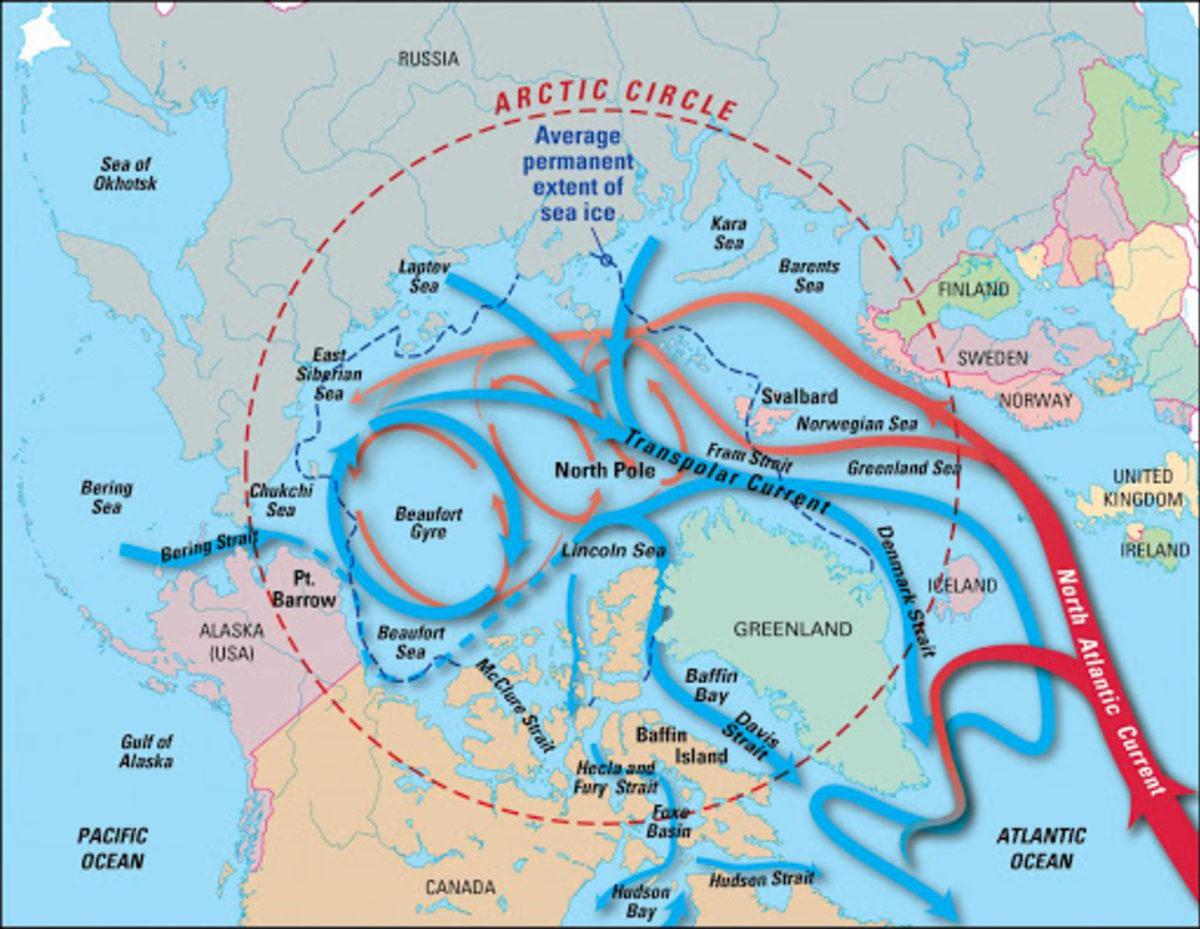 Arktik Okyanusu’ndaki Buz Erimesi, Okyanus Akıntılarının Yönünü Değiştiriyor