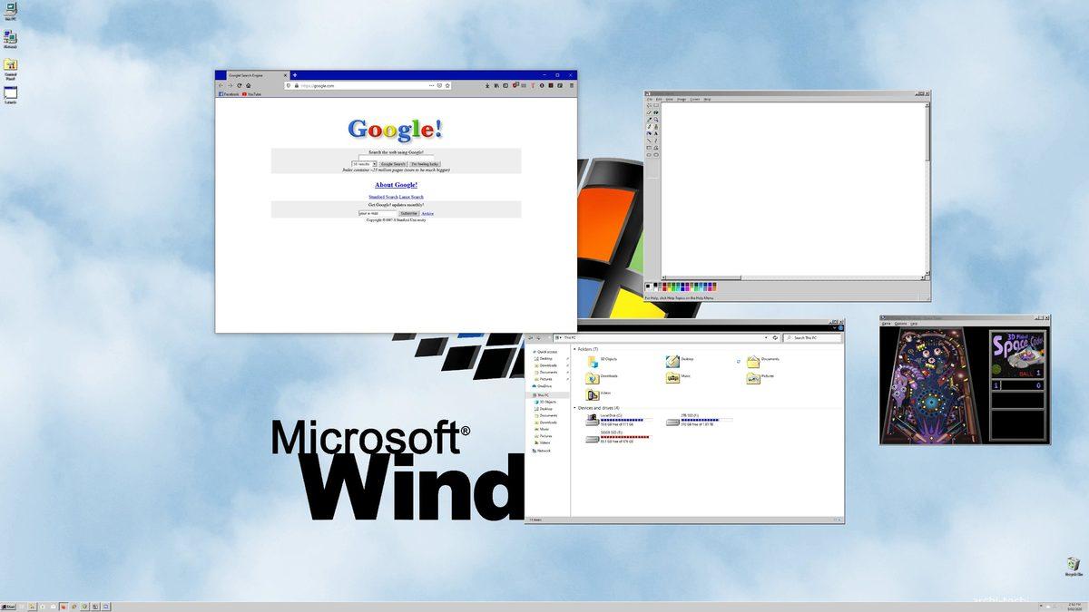 Bir Yazılımcı, Windows 95’in Arayüzünü Windows 10 İçin Tema Haline Getirdi