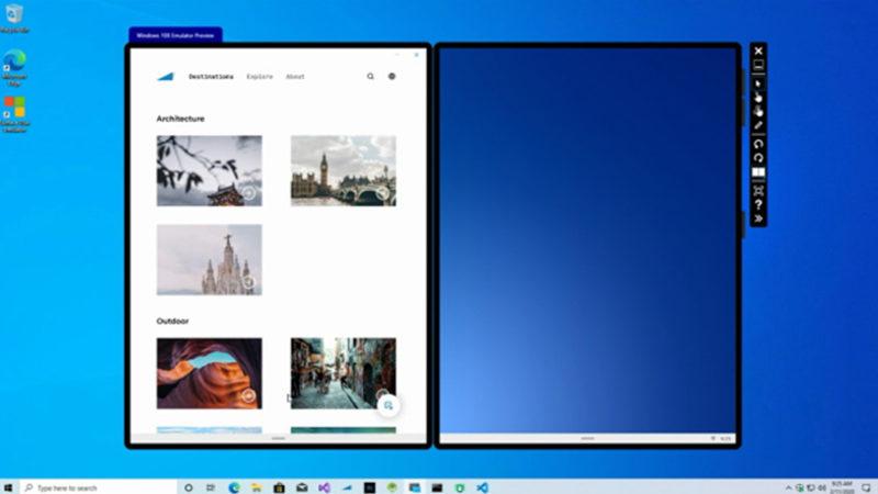 Çift Ekranlı Cihazlarda Kullanılacak Windows 10X’in Emülatörü Yayınlandı