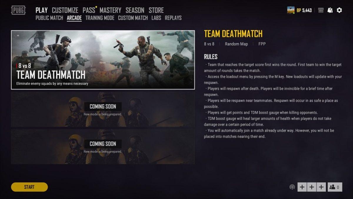 PUBG’ye 6.2 Güncellemesi İle 8v8 Ölüm Maçı Modu Gelecek