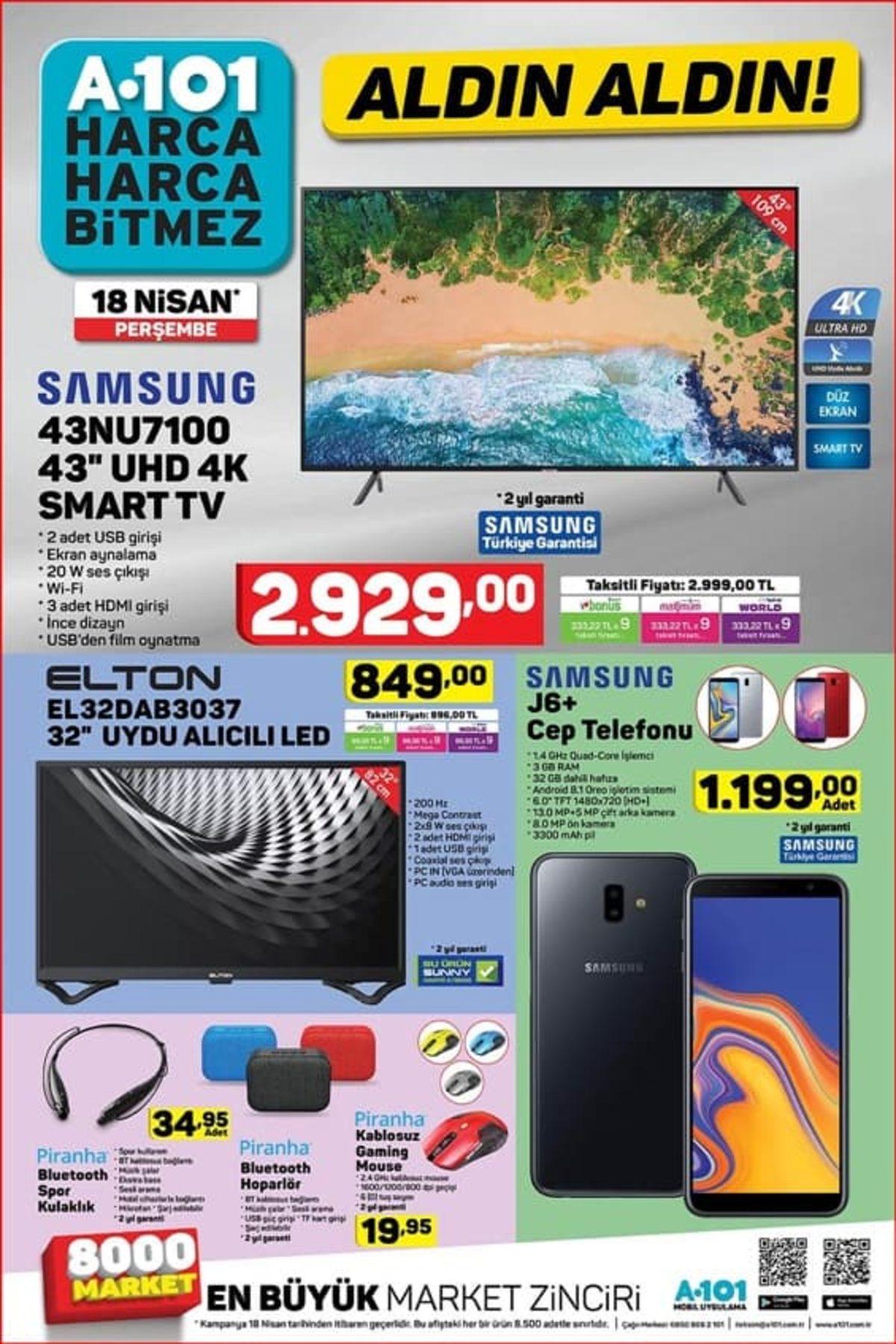 A101’de 18 Nisan’da Satışa Sunulacak 6 Uygun Fiyatlı Teknolojik Ürün