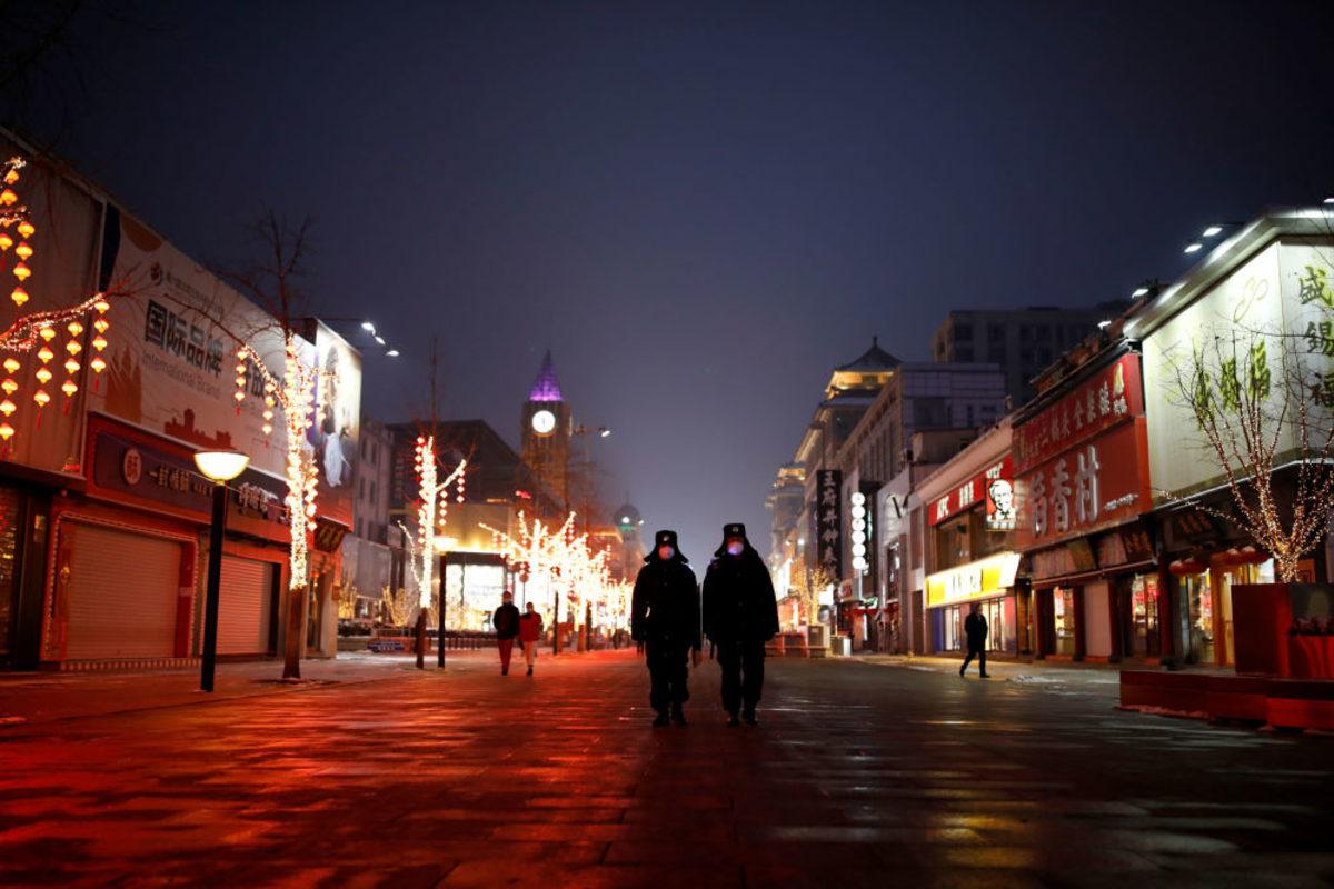 Corona Virüsünün Çin’de Hayatı Durma Noktasına Getirdiğini Gösteren Fotoğraflar