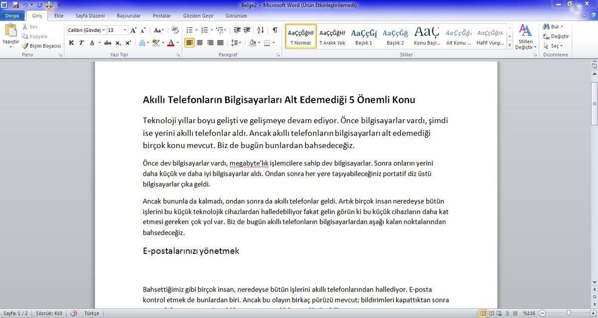 Akıllı Telefonların Hâlâ Bilgisayarları Alt Edemediği 5 Kulvar