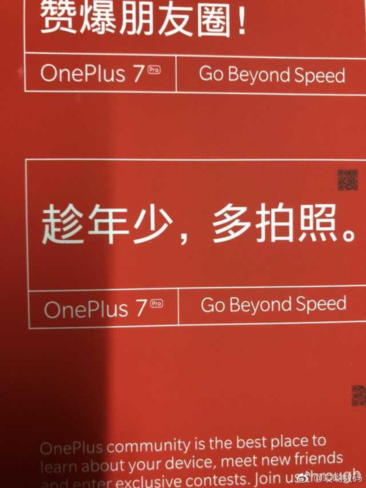 OnePlus’ın Yeni Amiral Gemisi 7 Pro’nun Posteri Ortaya Çıktı