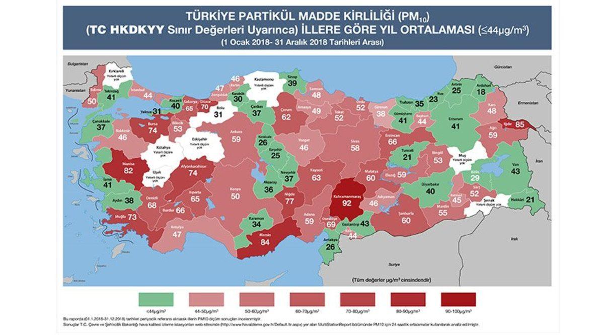Türkiye’nin Hava Kirliliği Konusunda Karnesi Belli Oldu: İşte Havası En Temiz İlimiz