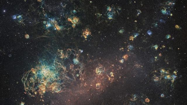 Amatör Gökbilimciler, Macellan Bulutu’nun 204 MP’lik Fotoğrafını Oluşturdular