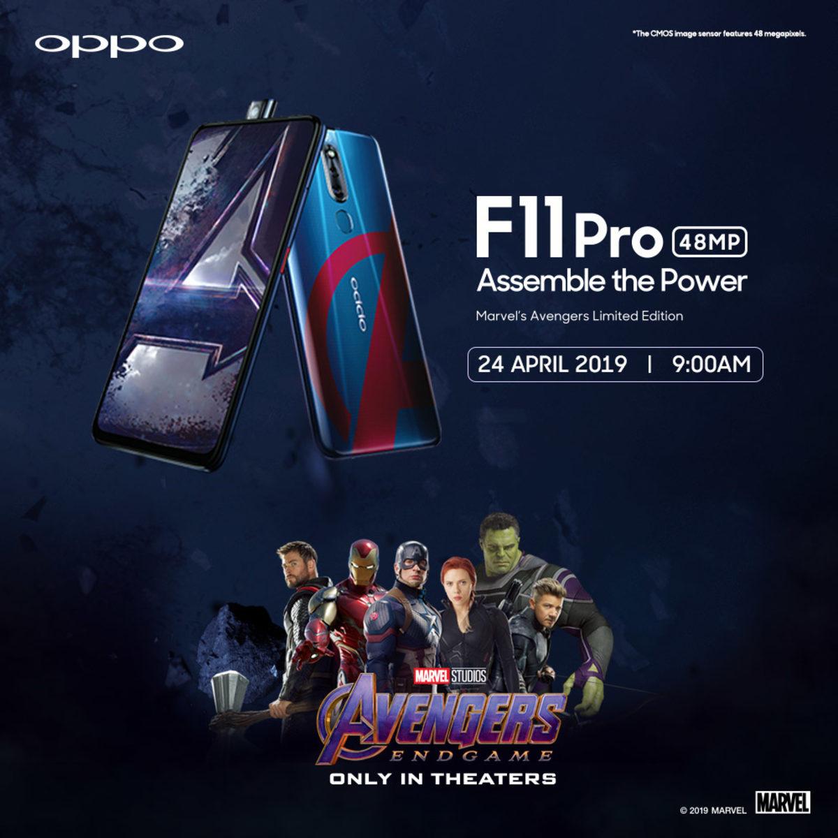 Oppo F11 Pro İçin Avengers Özel Sürümü Geliyor