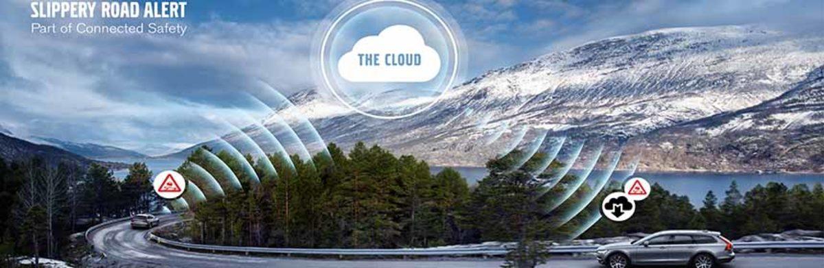 Volvo Araçlar, Kaygan Yollarda Birbirlerini Uyaracak