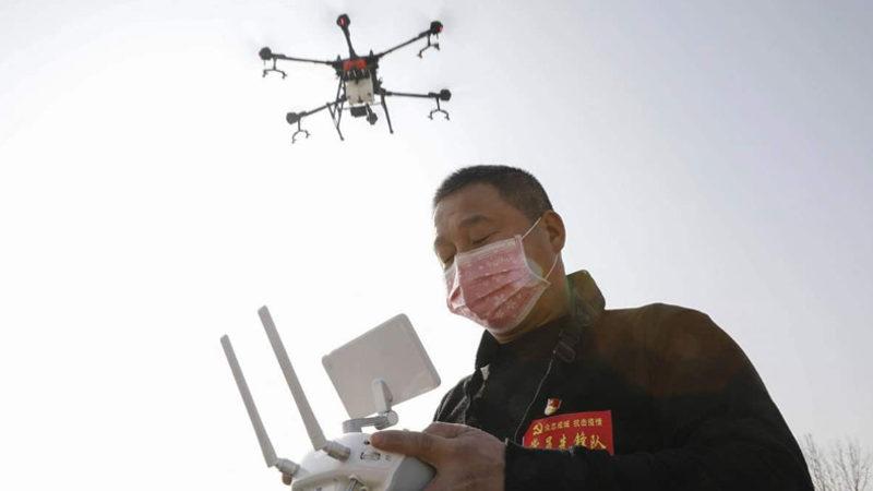 Çin, Corona Virüsüyle Mücadele İçin Drone Kullanmaya Başladı