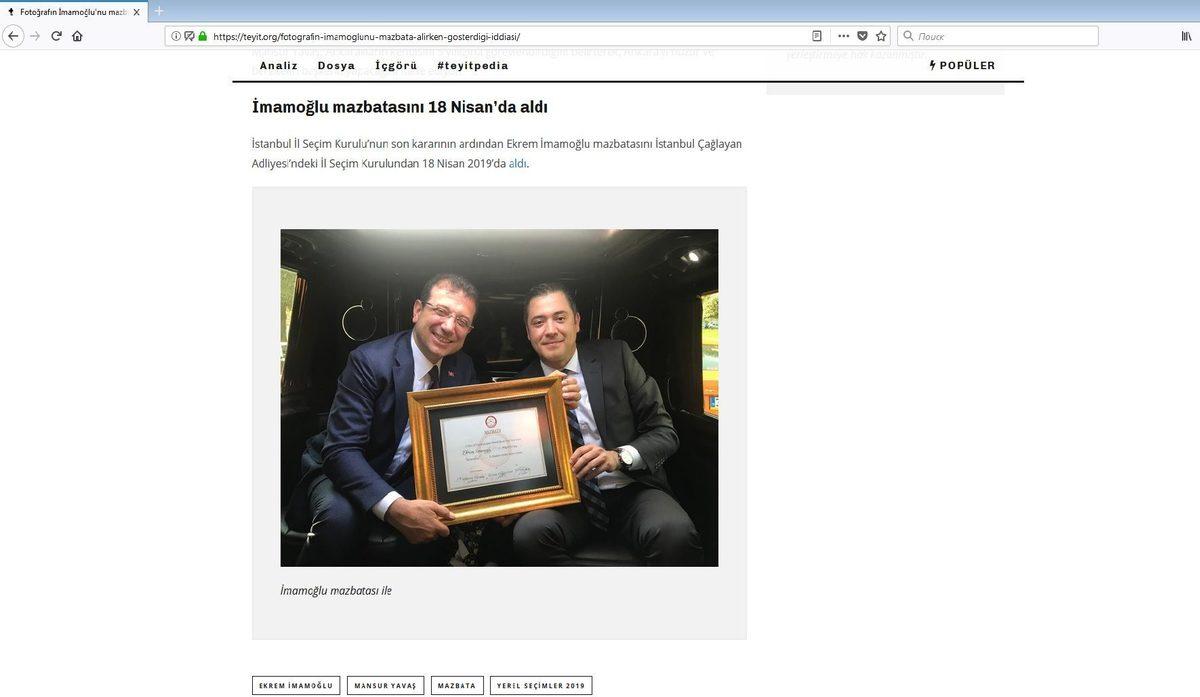 Facebook’un Türkiye’deki Üçüncü Taraf Haber Doğrulama Organizasyonu teyit.org’dan Ciddi Hata