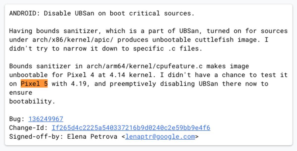 Google’ın Bir Pixel 5 Modeli Geliştirdiği Kesinleşti