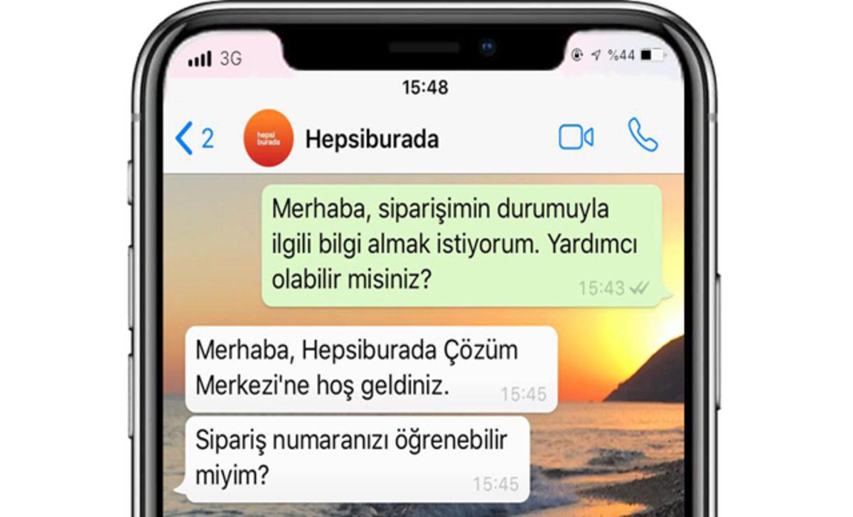 Hepsiburada Müşteri Hizmetleri Şimdi Whatsapp’te
