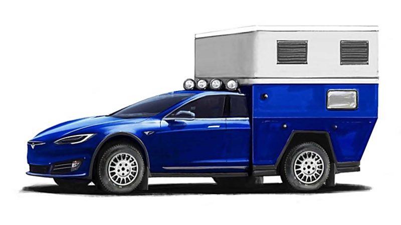 Tesla Model S, Elektrikli Karavan Tesla Roamer’a Dönüştü