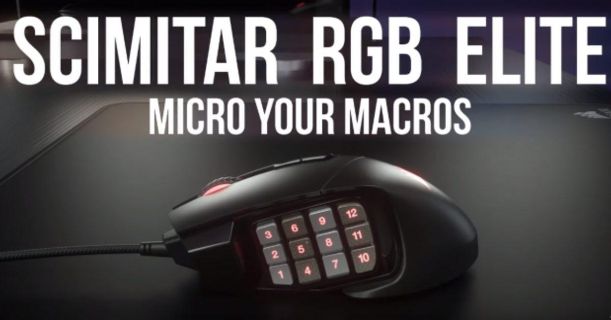 Corsair, Hesap Makinesini Andıran Oyuncu Faresi Scimitar RGB Elite’i Duyurdu