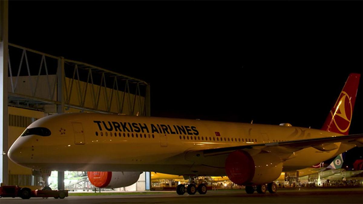 THY, Yeni Uçağı Airbus A350’nin Görüntülerini Paylaştı