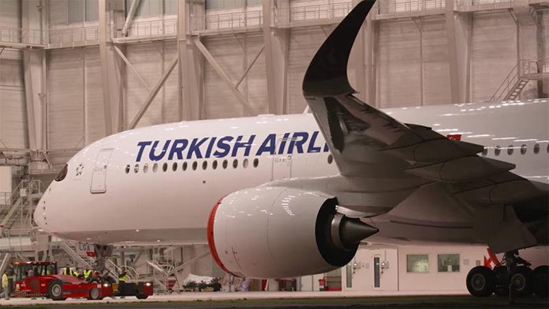 THY, Yeni Uçağı Airbus A350’nin Görüntülerini Paylaştı
