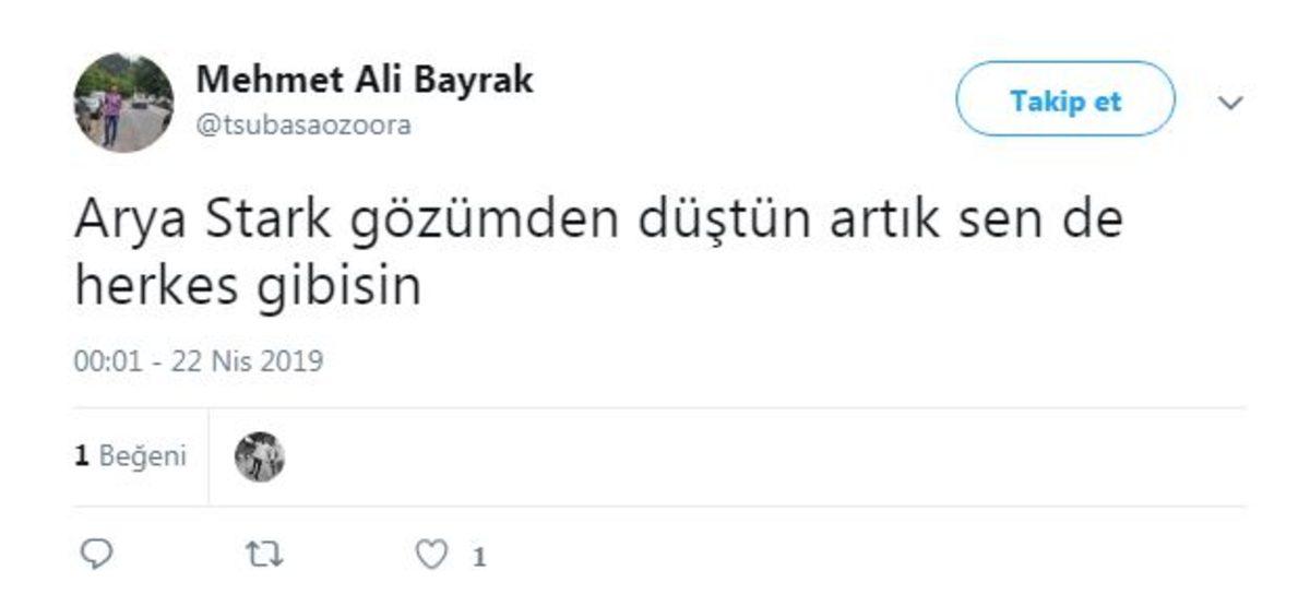 Game of Thrones’un Arya’sı Son Bölümde İzleyenleri Çok Şaşırttı, Twitter Coştu
