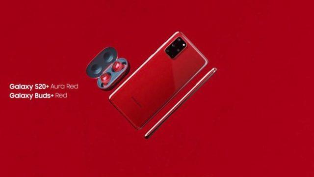 Samsung’un Yeni Özel Kırmızı Galaxy S20 Telefonu ve Kulaklıkları Tanıtıldı