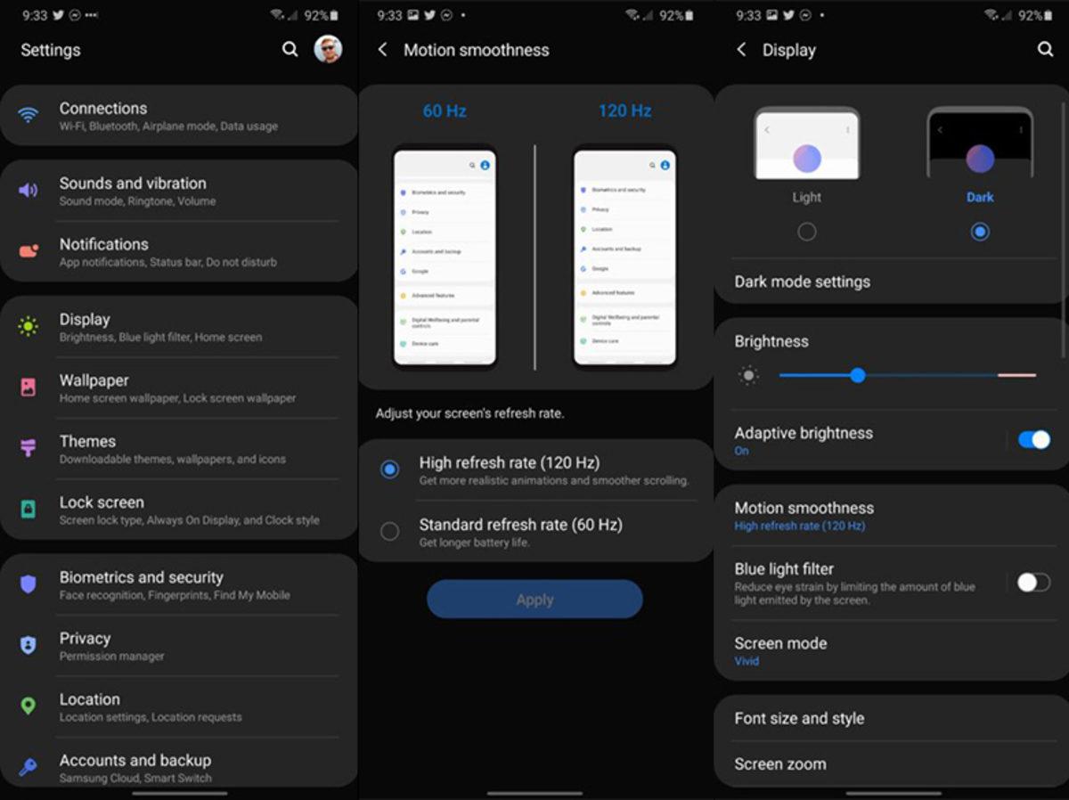 Samsung Galaxy S20’nin Ekranı Nasıl 120 Hz’e Çıkarılır?