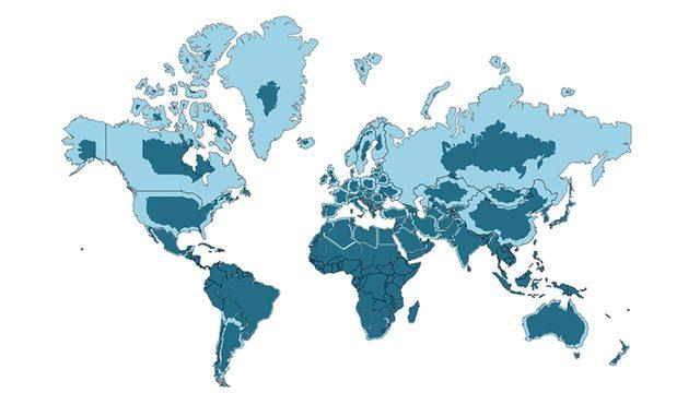 Türkiye Dahil Dünya Ülkelerinin Haritadaki Gerçek Boyutlarını Gösteren GIF