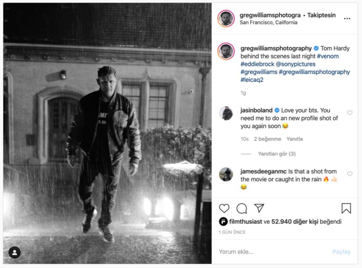 Venom 2’nin Setinden İlk Fotoğraflar Geldi