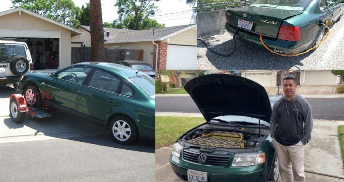 İçten Yanmalı Volkswagen Passat’ın Elektrik Motorlu Hale Dönüşümü (Video)