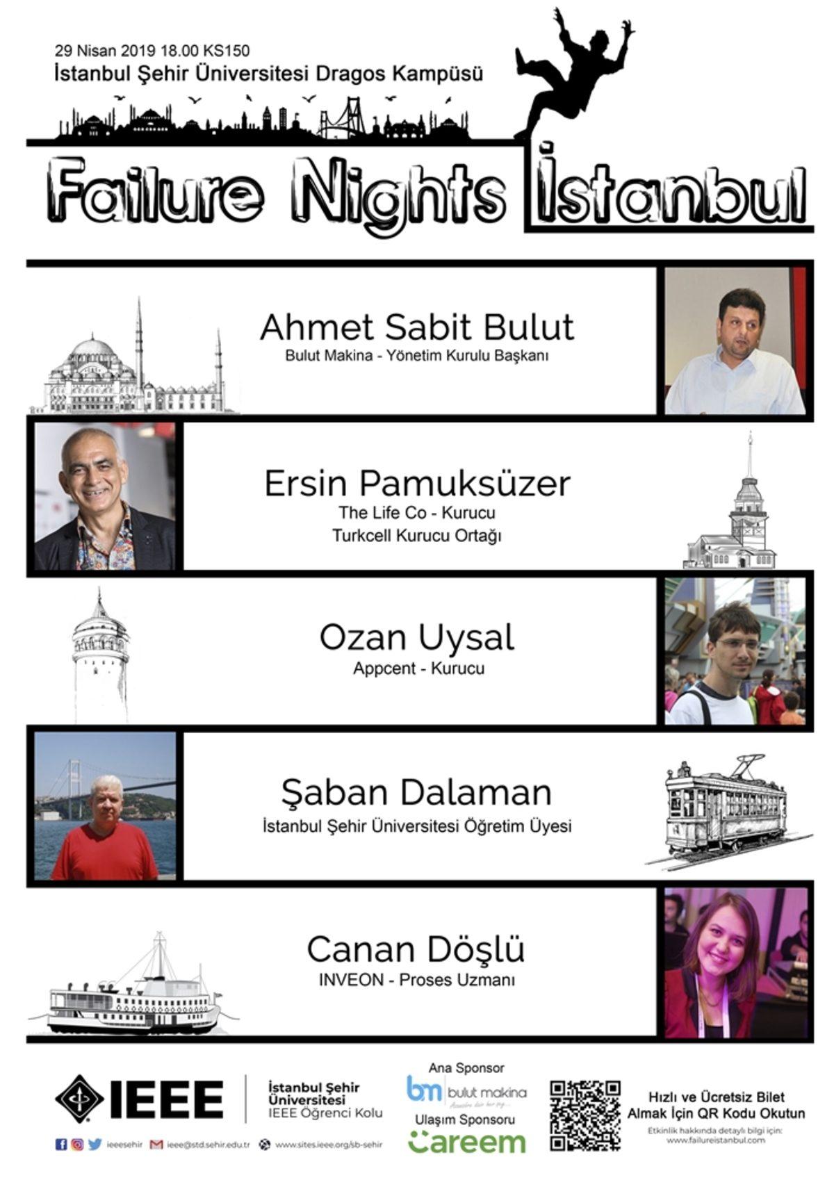 Failure Nights İstanbul, 29 Nisan’da İstanbul’da