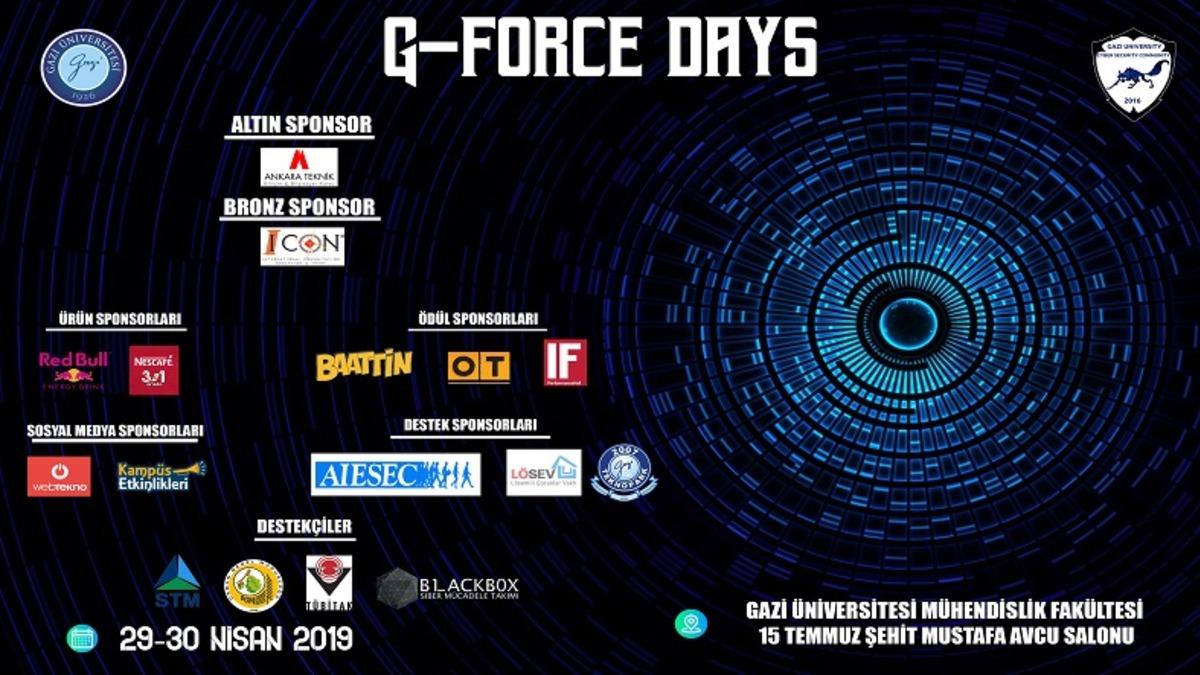 G-Force Days, 29-30 Nisan’da Gazi Üniversitesi’nde