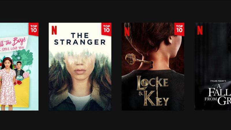 Netflix, En Popüler 10 Film ve Dizileri Gösteren Listelerini Yayınladı